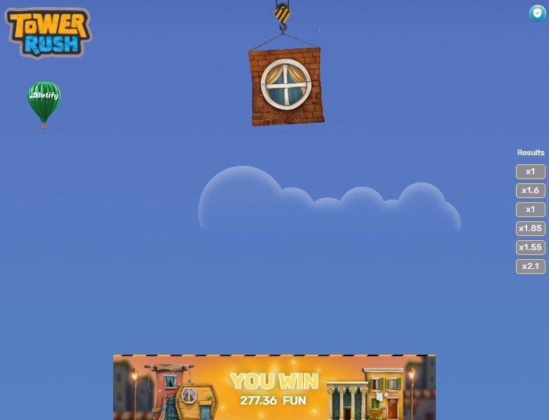 Tower Rush - RTP und Bonusguthaben